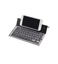 Brivona Katlanabilir Bluetooth Klavye Telefon/Tablet Standlı Taşınabilir