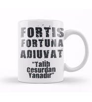 Komik Söz Talih Cesurdan Yanadır Kupa Bardak Porselen