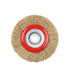 Dairesel Saçaklı Fırça Sd-150 Tel Fırça Yuvarlak Çapı:150mm (Çok Renkli)