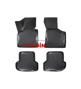 Audi A3 2010 3D Havuzlu Paspas Siyah