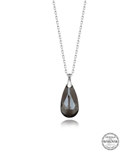 Swarovski Crystal Kadın Damla Gümüş Kolye