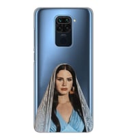 Xiaomi Redmi NOTE 9 Uyumlu Lana Del Rey Tasarımlı Şeffaf Telefon Kılıfı