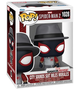 Funko Pop Games: Gamerverse - Şehir Sesleri Miles - Örümcek Adam 2 Video Oyunu - Koleksiyon Vinil Fi (Krem)