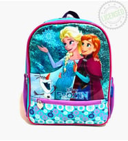 Frozen Elsa & Anna Lisanslı Çocuk Sırt Çantası - İlkokul / Anaokulu Okul Çantası (Pembe)