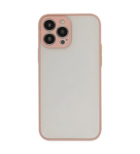 Apple İphone 14 Pro Max Kılıf Montreal Silikon Kapak - Pembe