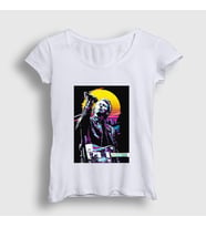 Presmono Kadın Beyaz Thom Yorke Radiohead T-Shirt 104658tt (Beyaz)