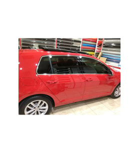 Volkswagen Golf 7.5 12 Parça Krom Cam Çıtası 2020 - 2021 12 Parça Paslanmaz Çelik Ithal