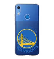 Huawei Y6s 2019 Uyumlu Kapak Golden State Warriors Tasarımlı Şeffaf Silikon Kılıf