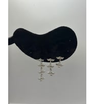 Kuş Detay Çelik Set Küpe Gold