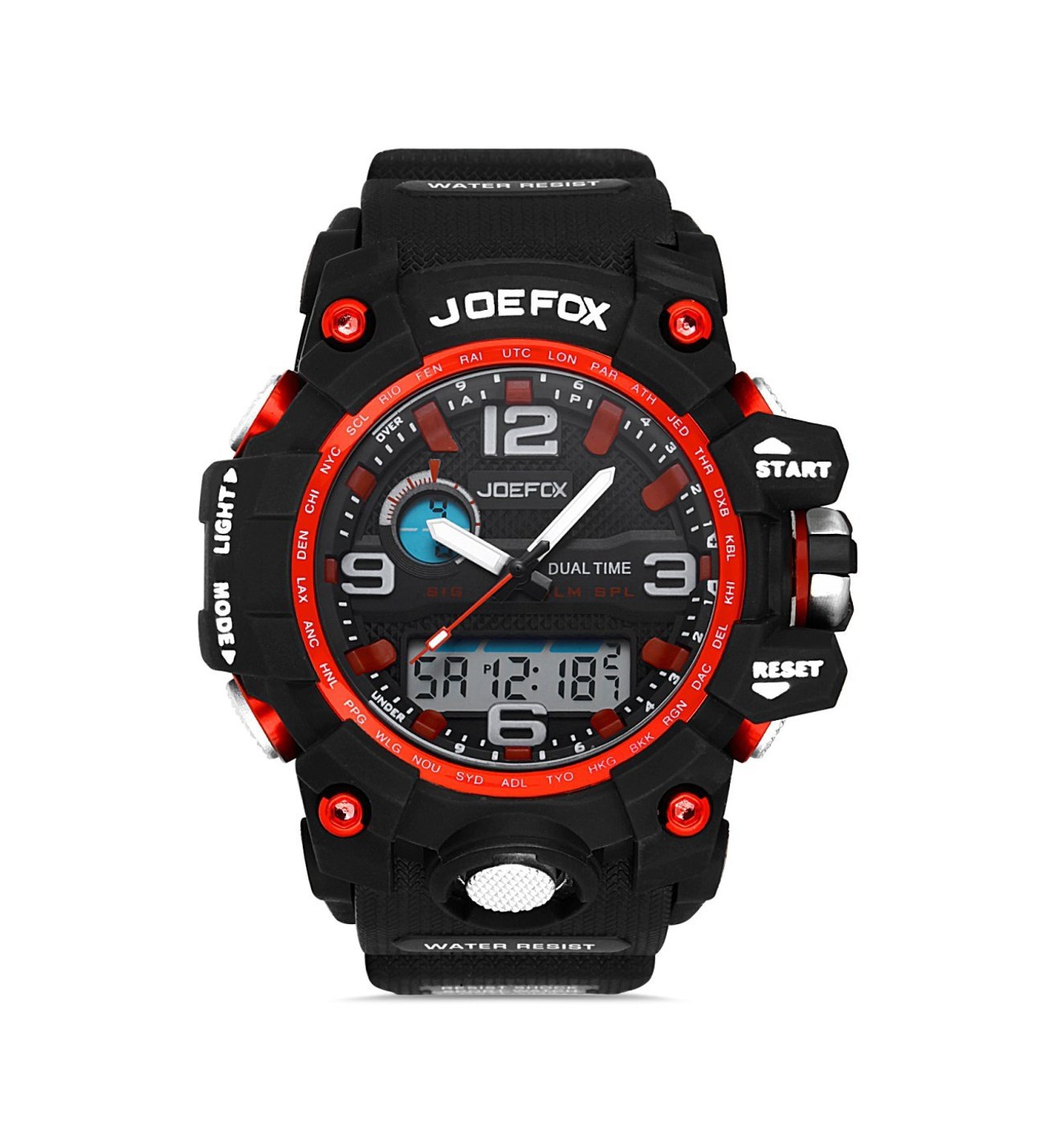 Joefox JFX000110 Analog & Digital Erkek Kol Saati