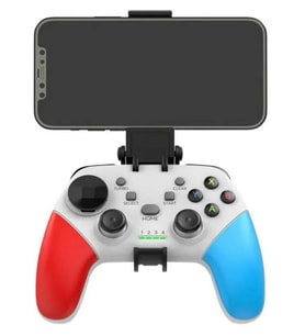 Kablosuz Oyun Kolu Telefon Tutacaklı Andorid/IOS Uyumlu Nintendo-Ps3-Ps4-Pc Uyumlu BSP-G9 (Beyaz)