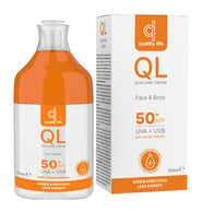 QL Yüz Güneş Kremi  + 50 SPF Faktör Leke Karşıtı 110 ML Çok Yüksek Koruma