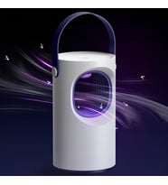 Purple Vortex 203 Taşınabilir Mor Işık Sivri Sinek Öldürücü Micro USB 5V (Beyaz)