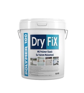 DryFix Polymer100 Polimer Esaslı Su Yalıtım Malzemesi 5 Kg Beyaz