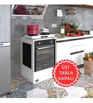 Kenzlife ankastre modülü kabini kalsiyum3 byz fırın ocak dolabı sabit tabla