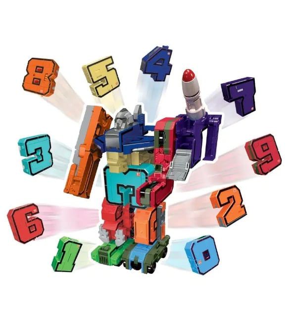 Pocket Morphers 2 Helikopter - Roboto Dönüşen Sayılar - 2 Numara