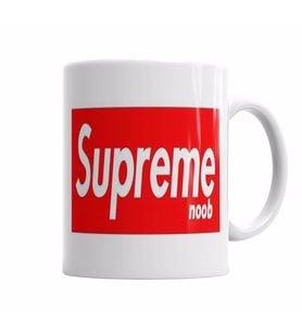 Supreme Noob Kupa Bardak Porselen