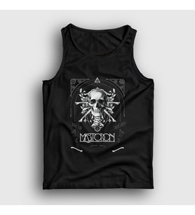 Presmono Unisex Siyah Skull Mastodon Atlet 163637tt