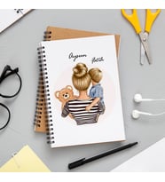 Anne - Oğul Baskılı Defter Kişiye Özel