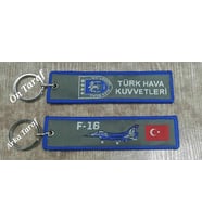 Hava Kuvvetleri Nano Örme Anahtarlık - Kumaş Anahtarlık