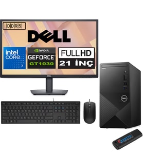 Dell Vostro 3030 mt Intel Core I7 12700 24GB Ddr5 1tb SSD 21.5" Fhd Ubuntu Nvidia GT1030-4GB Masaüstü Bilgisayar 21N3030I7GT1030U13 + Zetta USB Bellek