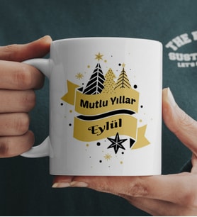 Kişiye Özel İsimli Yılbaşı Bardak