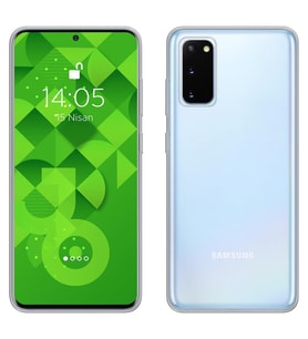 Jopus Galaxy S20 ile Uyumlu Tıpalı Kamera Korumalı Silikon Kılıf Şeffaf