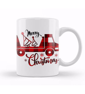 Yılbaşı Yeni Yıl Konseptli Merry Christmas To you 03 Kupa Bardak Porselen