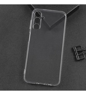 Galaxy M34 5G Kılıf İnce ve Esnek Şeffaf Süper Silikon (Renksiz)