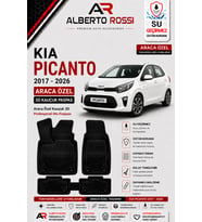 KIA PICANTO 2017 - 2026 Araca Özel Kauçuk 3D Profesyonel Oto Paspası