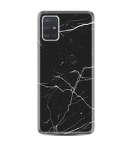 Samsung a71 A72 A73 A7 A9 2018 C7 C9 Kılıf Desenli Silikon Siyah Mermer 1299