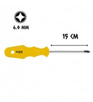 Kupa Tornavida Mıknatıslı YILDIZ Uçlu 6.0 - 15 cm.