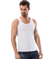 Kalın Askılı Klasik Erkek Atlet Beyaz - 1151A