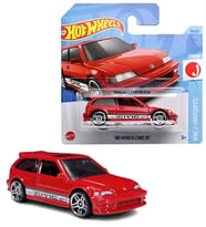 Hot Wheels -  '90 Honda Civic EF - Kırmızı (1/64)