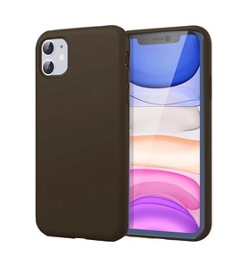 Iphone 11 Kılıf First Silikon - Kahverengi