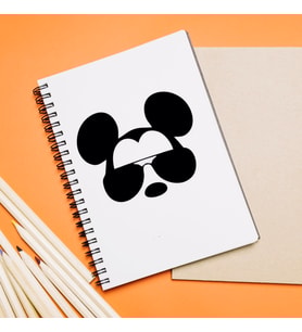 Mickey Mouse Sevgili Çift Tasarımlı Defter