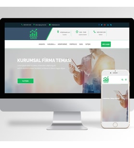 Hazır Kurumsal Web Sitesi Yazılımı V49