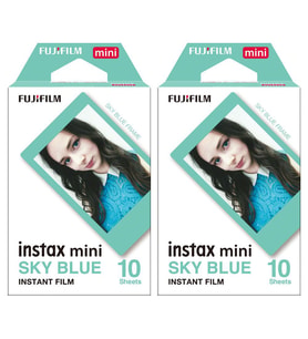 Instax mini Sky Blue Edition 10x2 Film Seti
