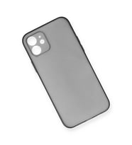 Pilelistore   iPhone 12 Kılıf PP Ultra İnce Kapak - Gri