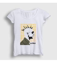 Presmono Kadın Beyaz Unstable Film Taxi Driver T-Shirt 251431tt