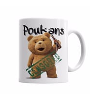 POUKANS TED Kupa Bardak Porselen