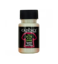 Cadence Fabric Glow In The Dark Karanlıkta Parlayan Kumaş Boyası 50 ml Naturel Yeşil 