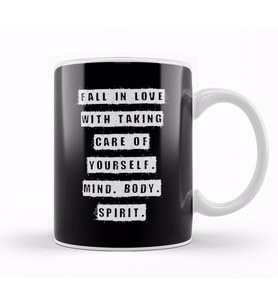 Fall In Love With Taking Care Of Yourself Gym Inspiration Kupa Bardak Porselen