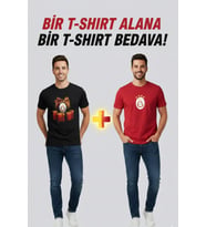 Galatasaray Lisanslı Osimhen ve İcardi T-shirtler (Beyaz)