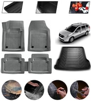 Dacia Logan Mcv 2005-2014 Uyumlu Paspas Araca Özel Bagaj Havuzu MBS Gri