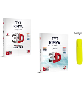 3D Yayınları Tyt Video Destekli Kimya Defter ve Soru Bankası Seti