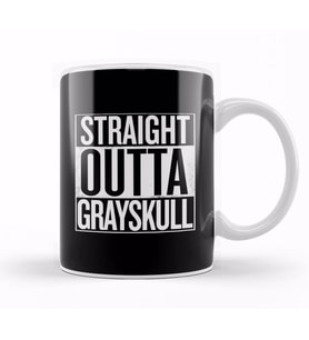 Straight Outta Grayskull He Man And The Masters Of The Universe White Kupa Bardak Porselen