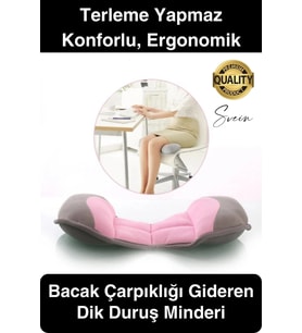 Premium Terleme Yapmaz Dik Duruş Düzgün Oturuş Sağlayan Bacak Çarpıklığını Gideren Medikal Minder