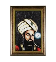 e38 EL İŞÇİLİĞİ ALİMİNYUM FOLYA KABARTMA TABLO 48 x 68 cm - 5929