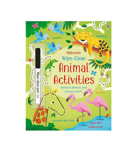 Wipe-Clean Animal Activities Usborne Publishing
